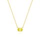 Citrine Birthstone Necklace in 14K Gold Plating
