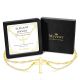 Layered Moissanite Cross Necklace in 14K Gold Plating