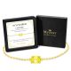 Citrine Birthstone Bracelet in 14K Gold Plating