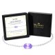 Alexandrite Birthstone Bracelet in 14K White Gold Plating