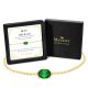 Emerald Birthstone Bracelet in 14K Gold Plating