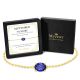 Sapphire Birthstone Bracelet in 14K Gold Plating