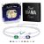Personalized 2-Stone Birthstone Wave Bracelet Gift Set for Mom