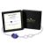Sapphire Birthstone Infinity Bracelet in 14K White Gold Plating