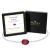 Garnet Birthstone Bracelet in 14K White Gold Plating