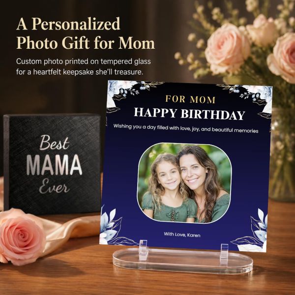 Personalized 3-Stone Birthstone Wave Bracelet Gift Set