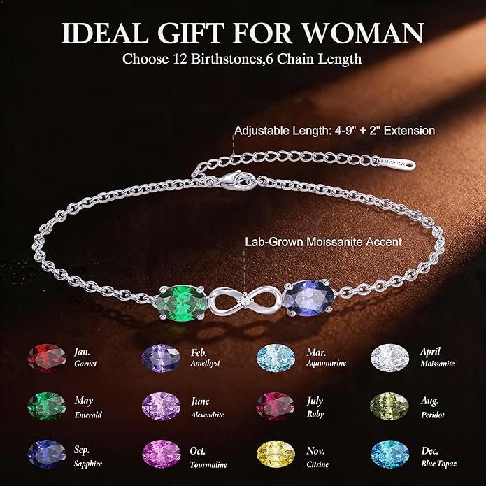 Personalized Birthstone Bracelet